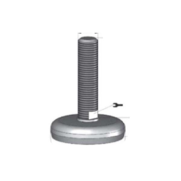 Thumb do produto Apoio Suporte FDA Inox Tipo M 106x23mm M10x50mm (400Kg) MGO