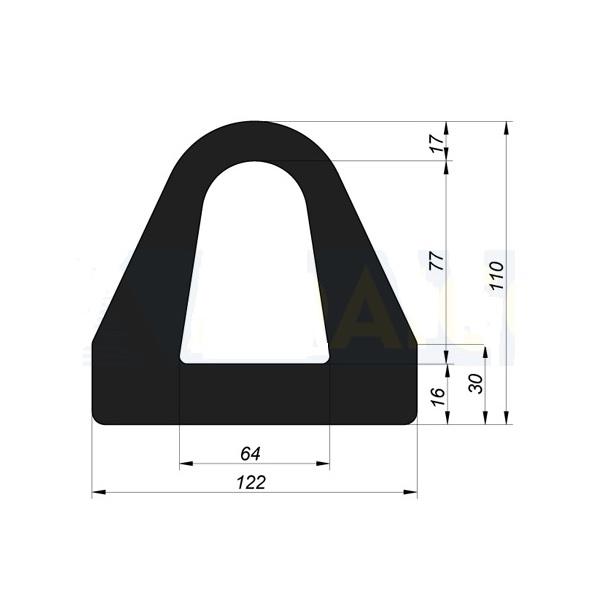 Thumb do produto Defensa Industria Naval e Outros 120x110mm (2.60mt) MGO