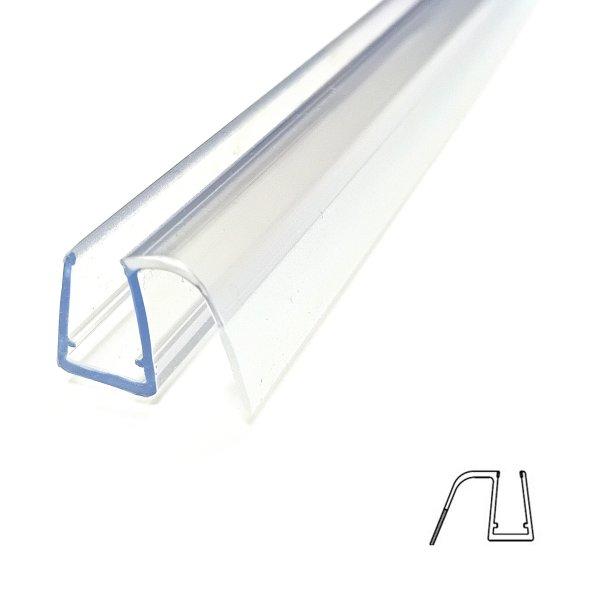 Thumb do produto Perfil PVC Cabine de Duche c/Aba Invertida  6/8mm (2.5mt) MGO